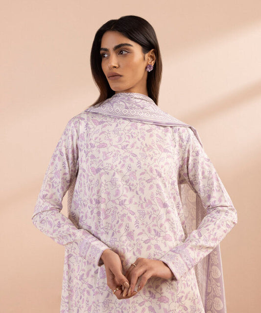 SAPPHIRE | UNSTITCHED 2 PIECE PRINTED LAWN SUIT