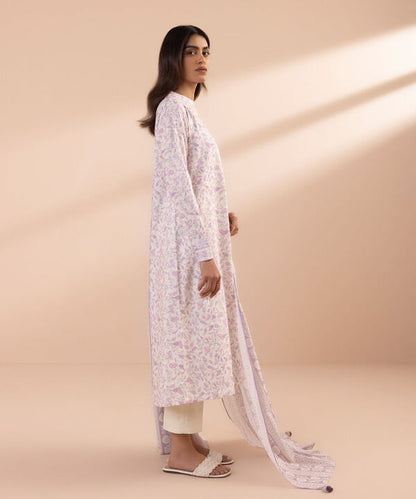 SAPPHIRE | UNSTITCHED 2 PIECE PRINTED LAWN SUIT