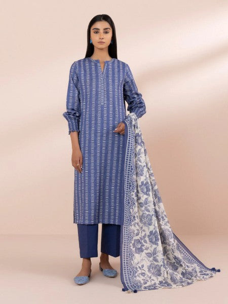 SAPPHIRE | UNSTITCHED 2 PIECE PRINTED LAWN SUIT