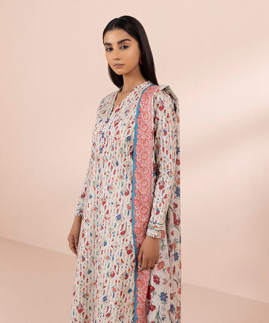 SAPPHIRE | UNSTITCHED 2 PIECE PRINTED LAWN SUIT
