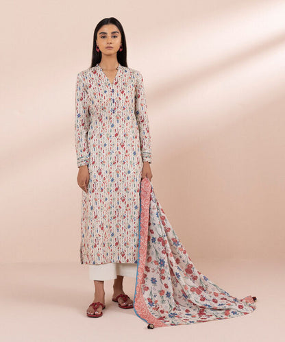 SAPPHIRE | UNSTITCHED 2 PIECE PRINTED LAWN SUIT