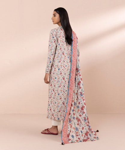 SAPPHIRE | UNSTITCHED 2 PIECE PRINTED LAWN SUIT