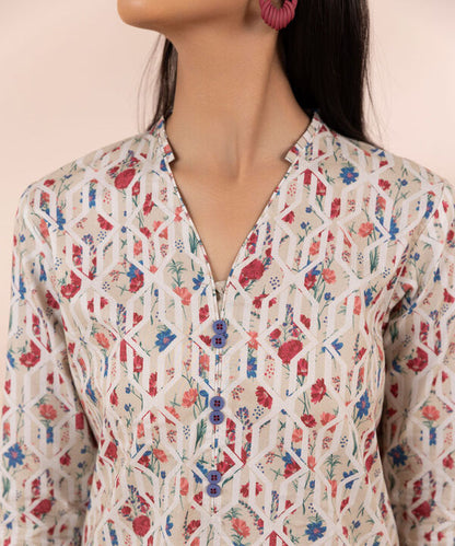 SAPPHIRE | UNSTITCHED 2 PIECE PRINTED LAWN SUIT