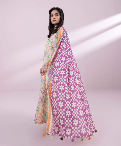 SAPPHIRE | UNSTITCHED 2 PIECE PRINTED LAWN SUIT