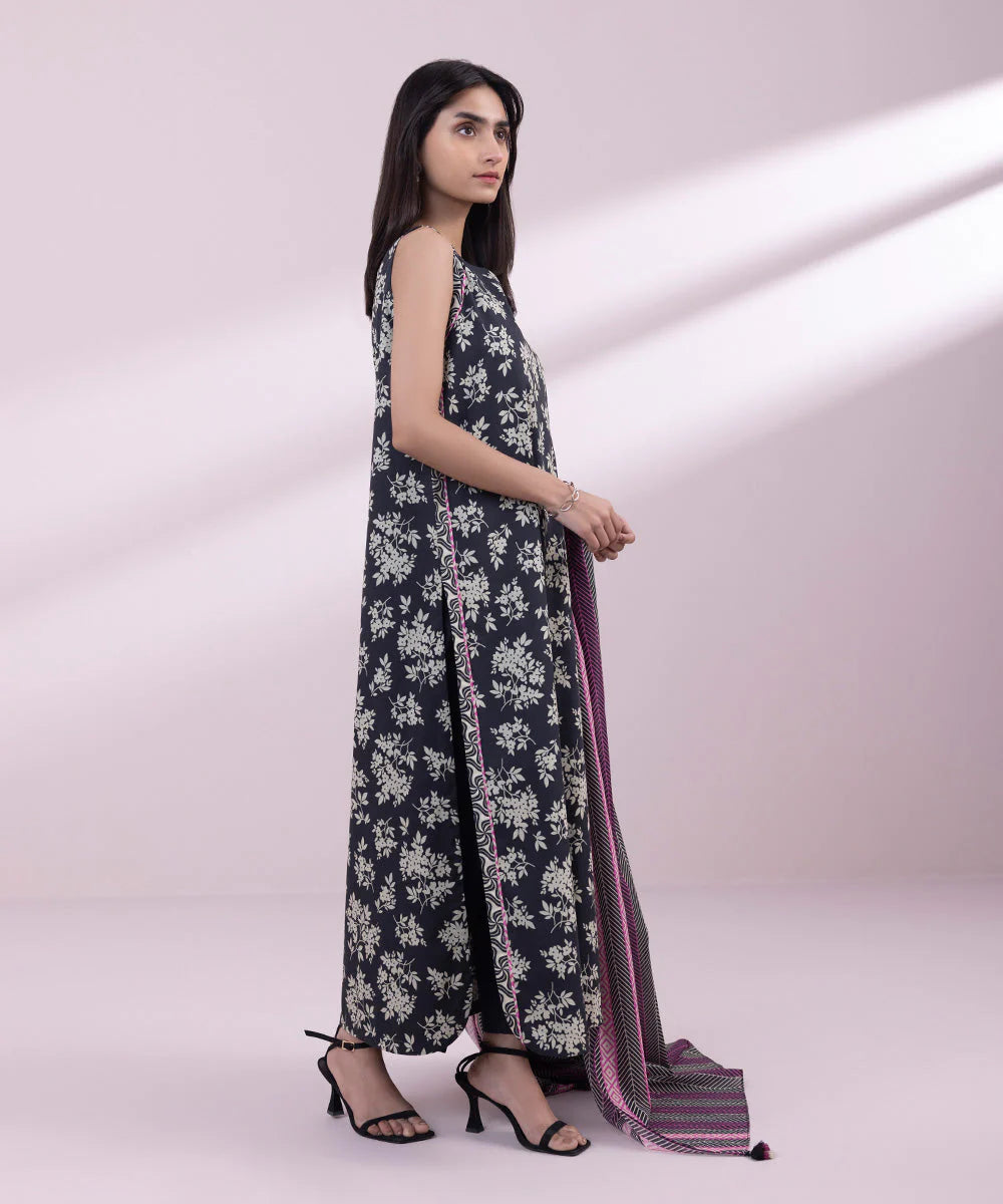 SAPPHIRE | UNSTITCHED 2 PIECE PRINTED LAWN SUIT