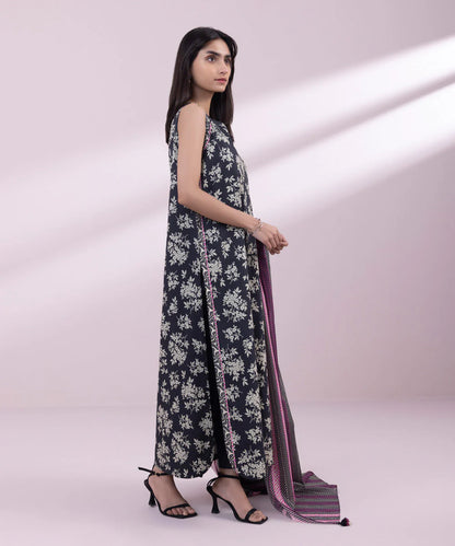 SAPPHIRE | UNSTITCHED 2 PIECE PRINTED LAWN SUIT
