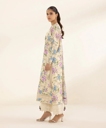 SAPPHIRE | UNSTITCHED 2 PIECE PRINTED LAWN SUIT