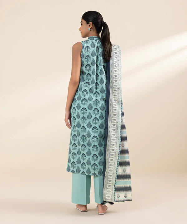 SAPPHIRE | UNSTITCHED 2 PIECE EMBROIDERED LAWN SUIT