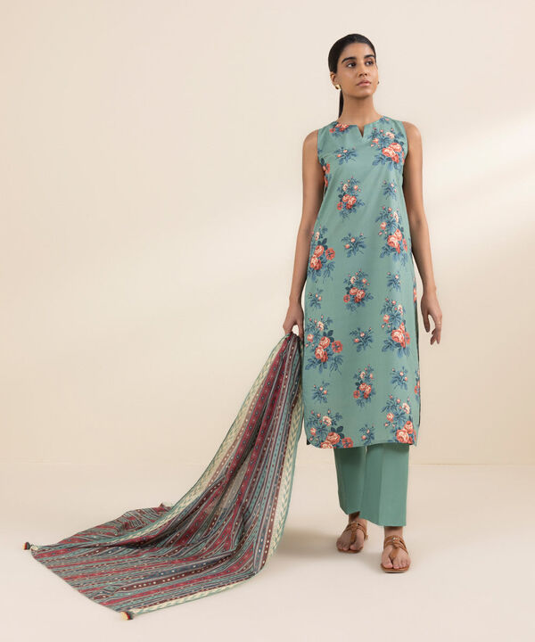SAPPHIRE | UNSTITCHED 2 PIECE PRINTED LAWN SUIT