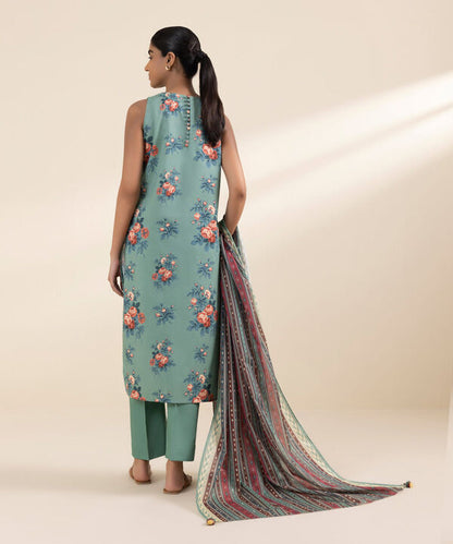 SAPPHIRE | UNSTITCHED 2 PIECE PRINTED LAWN SUIT
