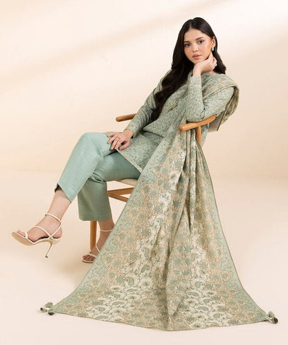 SAPPHIRE | UNSTITCHED 2 PIECE PRINTED CAMBRIC SUIT