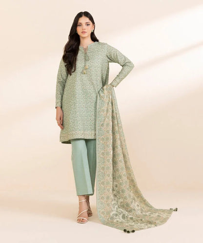 SAPPHIRE | UNSTITCHED 2 PIECE PRINTED CAMBRIC SUIT