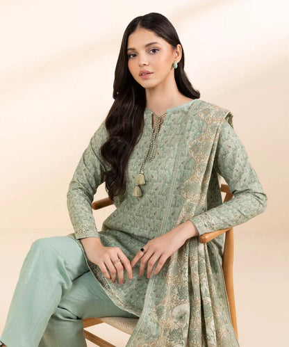 SAPPHIRE | UNSTITCHED 2 PIECE PRINTED CAMBRIC SUIT
