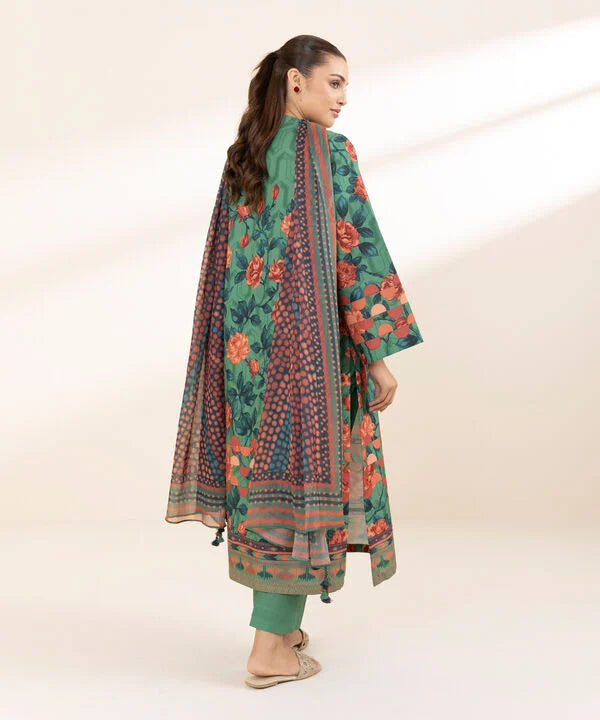 SAPPHIRE | UNSTITCHED 2 PIECE PRINTED LAWN SUIT