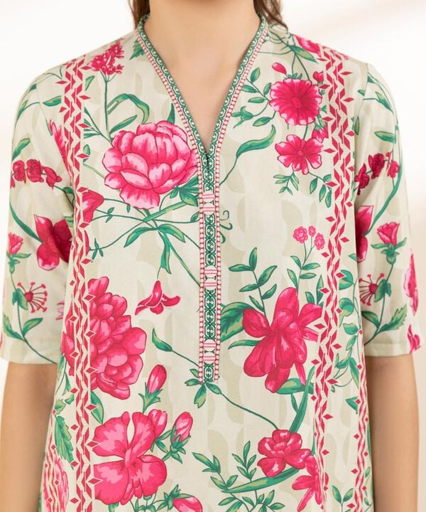 SAPPHIRE | UNSTITCHED 2 PIECE PRINTED LAWN SUIT