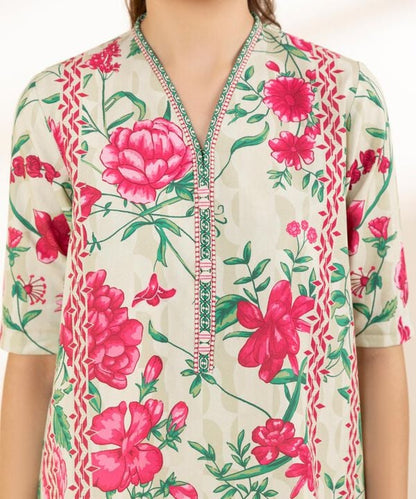 SAPPHIRE | UNSTITCHED 2 PIECE PRINTED LAWN SUIT