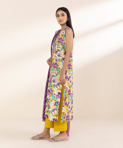 SAPPHIRE | UNSTITCHED 2 PIECE PRINTED LAWN SUIT