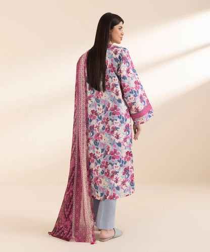 SAPPHIRE | UNSTITCHED 2 PIECE PRINTED LAWN SUIT