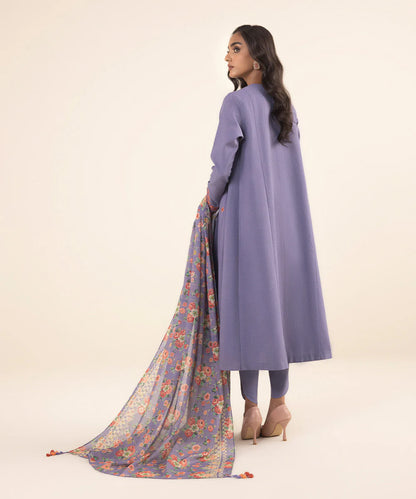 SAPPHIRE | UNSTITCHED 3 PIECE EMBROIDERED DOBBY SUIT