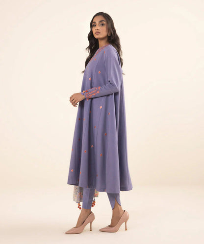 SAPPHIRE | UNSTITCHED 3 PIECE EMBROIDERED DOBBY SUIT