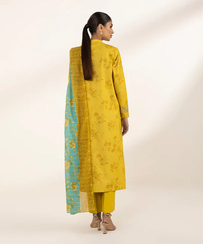 SAPPHIRE | UNSTITCHED 1 PIECE – EMBROIDERED ZARI LAWN SHIRT