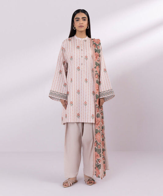 SAPPHIRE | UNSTITCHED 2 PIECE EMBROIDERED LAWN SUIT