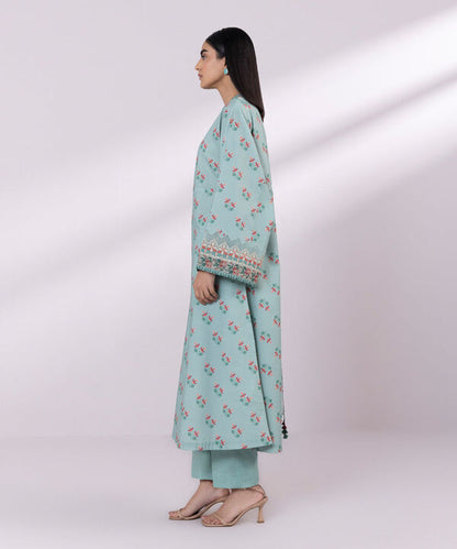 SAPPHIRE | UNSTITCHED 2 PIECE EMBROIDERED LAWN SUIT
