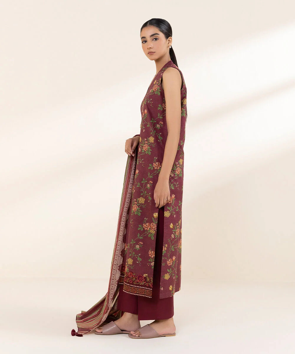 SAPPHIRE | UNSTITCHED 2 PIECE EMBROIDERED LAWN SUIT