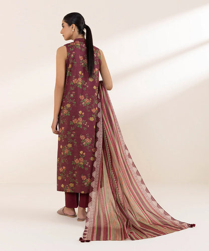 SAPPHIRE | UNSTITCHED 2 PIECE EMBROIDERED LAWN SUIT