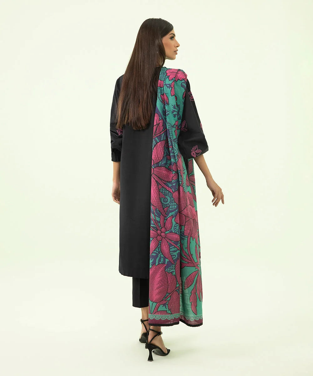 SAPPHIRE | UNSTITCHED 2 PIECE EMBROIDERED LIGHT KHADDAR SUIT