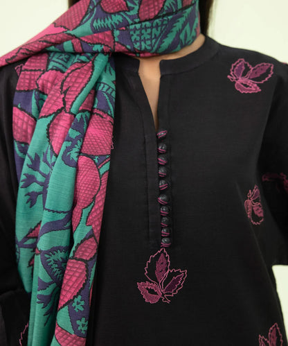 SAPPHIRE | UNSTITCHED 2 PIECE EMBROIDERED LIGHT KHADDAR SUIT