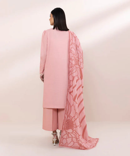 SAPPHIRE | UNSTITCHED 2 PIECE EMBROIDERED DOBBY SUIT