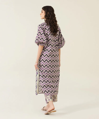 Sapphire | Unstitched 2Pc Printed Lawn - Shirt & Trouser | U2T-DY23V4-12-R