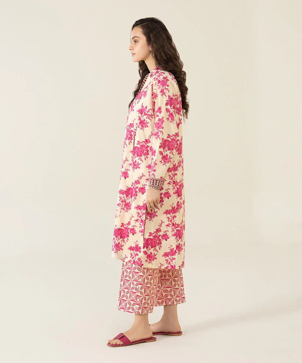 Sapphire | Unstitched 2Pc Printed Lawn - Shirt & Trouser | U2T-DY23V4-13R