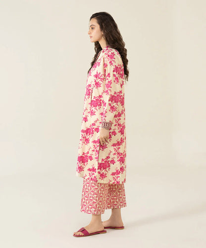 Sapphire | Unstitched 2Pc Printed Lawn - Shirt & Trouser | U2T-DY23V4-13R