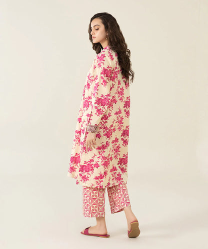Sapphire | Unstitched 2Pc Printed Lawn - Shirt & Trouser | U2T-DY23V4-13R