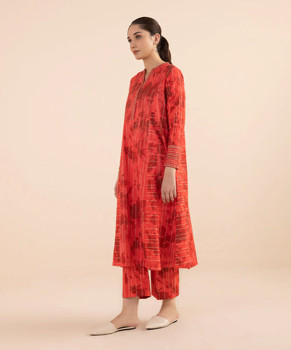 SAPPHIRE | UNSTITCHED 2 PIECE PRINTED LAWN SUIT