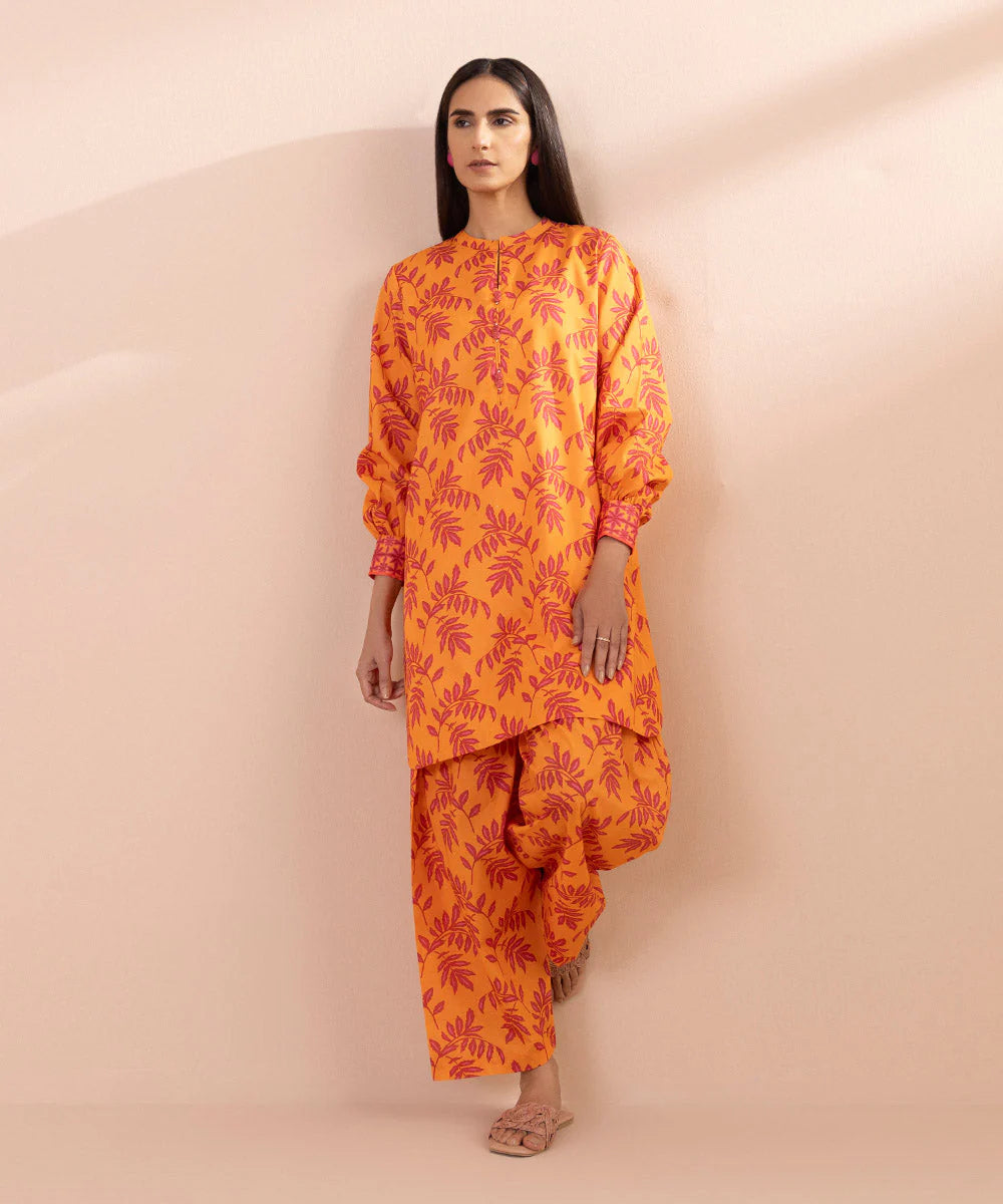 SAPPHIRE | UNSTITCHED 2 PIECE PRINTED LAWN SUIT