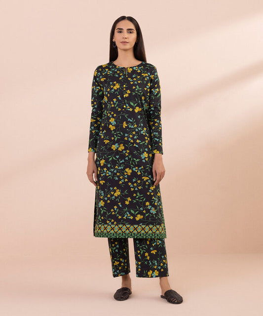SAPPHIRE | UNSTITCHED 2 PIECE PRINTED LAWN SUIT