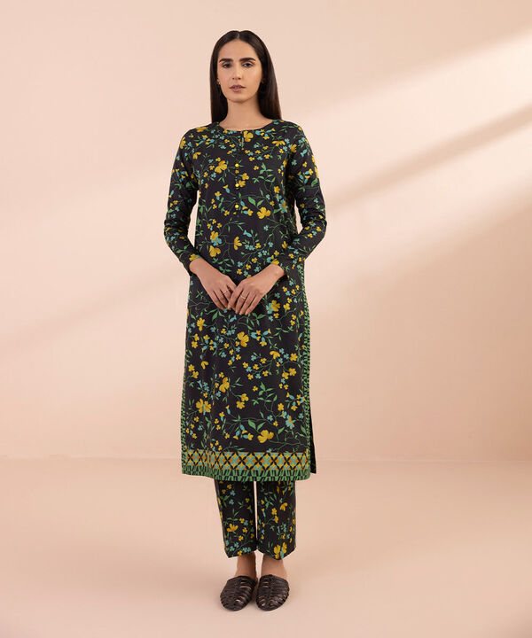 SAPPHIRE | UNSTITCHED 2 PIECE PRINTED LAWN SUIT
