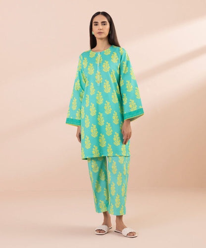 SAPPHIRE | UNSTITCHED 2 PIECE PRINTED LAWN SUIT
