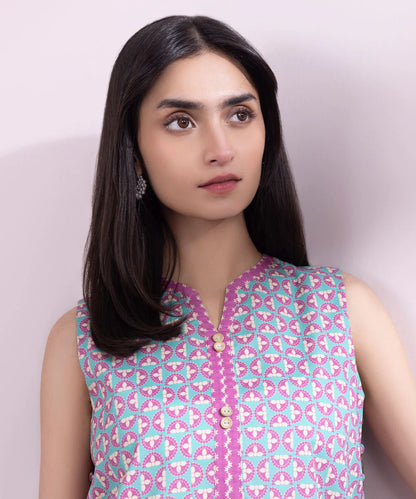 SAPPHIRE | UNSTITCHED 2 PIECE PRINTED LAWN SUIT