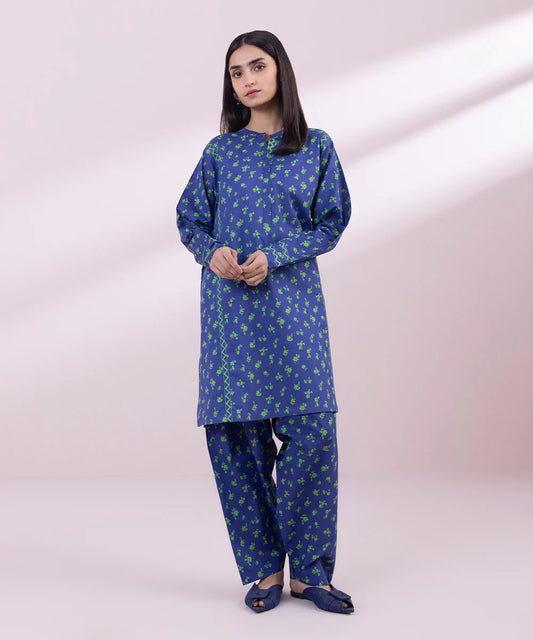 SAPPHIRE | UNSTITCHED 2 PIECE PRINTED LAWN SUIT