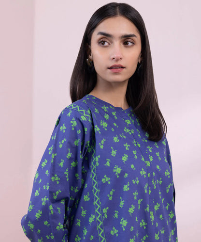 SAPPHIRE | UNSTITCHED 2 PIECE PRINTED LAWN SUIT