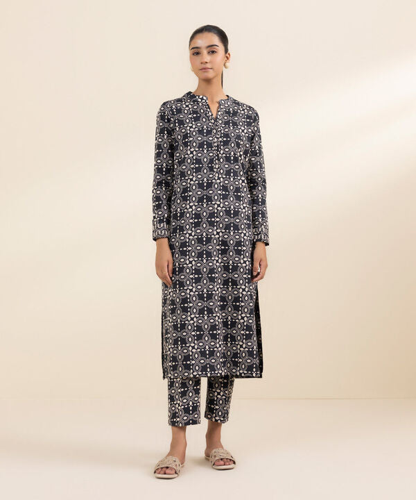 SAPPHIRE | UNSTITCHED 2 PIECE PRINTED LAWN SUIT
