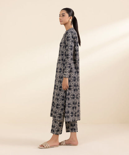 SAPPHIRE | UNSTITCHED 2 PIECE PRINTED LAWN SUIT