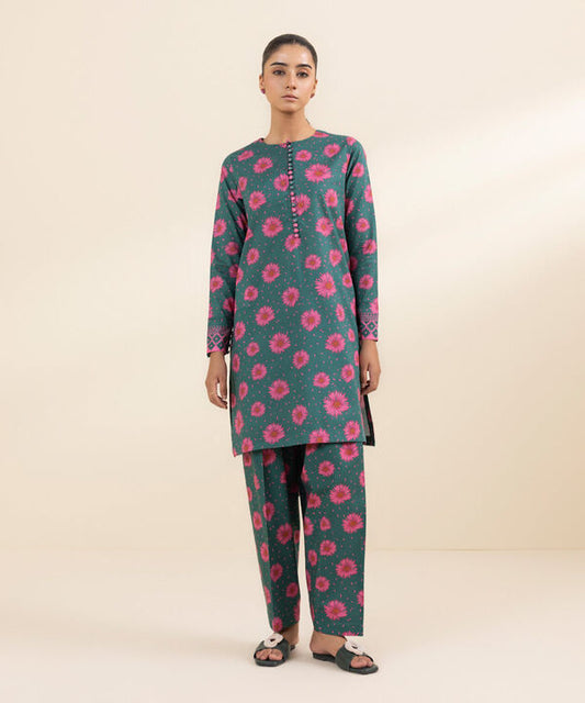 SAPPHIRE | UNSTITCHED 2 PIECE PRINTED LAWN SUIT