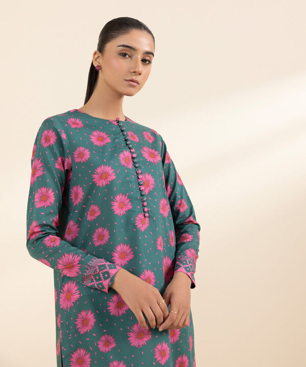 SAPPHIRE | UNSTITCHED 2 PIECE PRINTED LAWN SUIT
