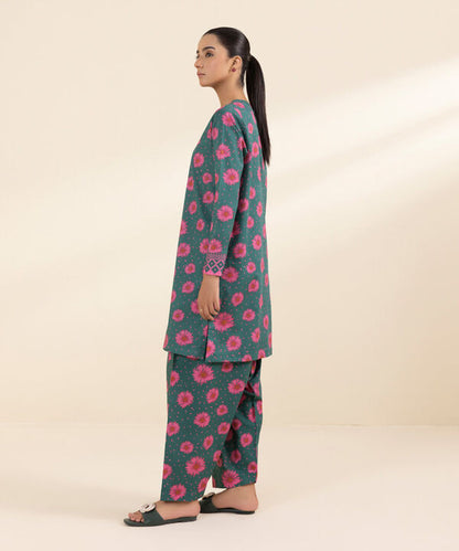 SAPPHIRE | UNSTITCHED 2 PIECE PRINTED LAWN SUIT
