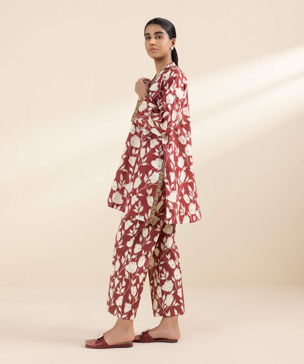 SAPPHIRE | UNSTITCHED 2 PIECE PRINTED LAWN SUIT
